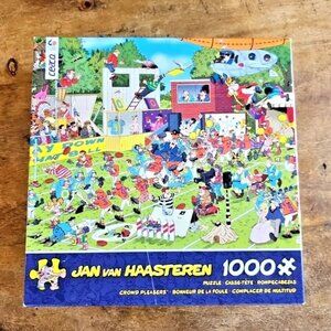 Ceaco Crowd Pleasers Chaos in Field 1000 Piece Jigsaw Puzzle Jan Van Haasteren